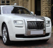 Rolls Royce Ghost - White Hire in Partington
