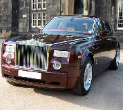 Rolls Royce Phantom - Royal Burgundy Hire in Leyland
